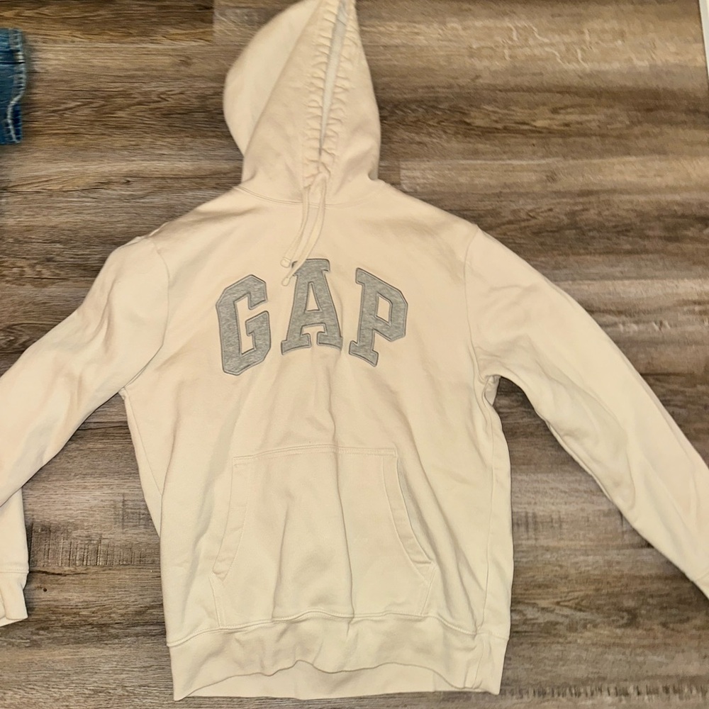 GAP Off-White Fleece Hoodie